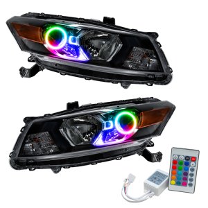 Honda Accord Coupe Headlight Assemblies - ORACLE Lighting - ColorSHIFT w/ Simple Controller - `08-`12